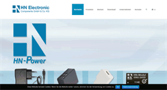 Desktop Screenshot of hn-electronic.de