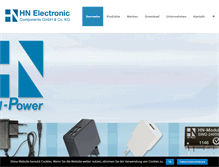 Tablet Screenshot of hn-electronic.de
